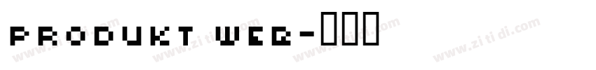 Produkt Web字体转换